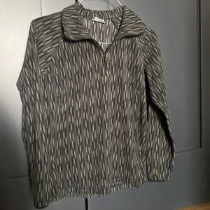 Black Columbia quarter zip fleece